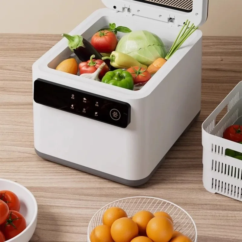 220V Fruit and Vegetable Cleaning Machine Fully Automatic Purifier Sterilization Pesticide Residues Fruit and Food Disinfection