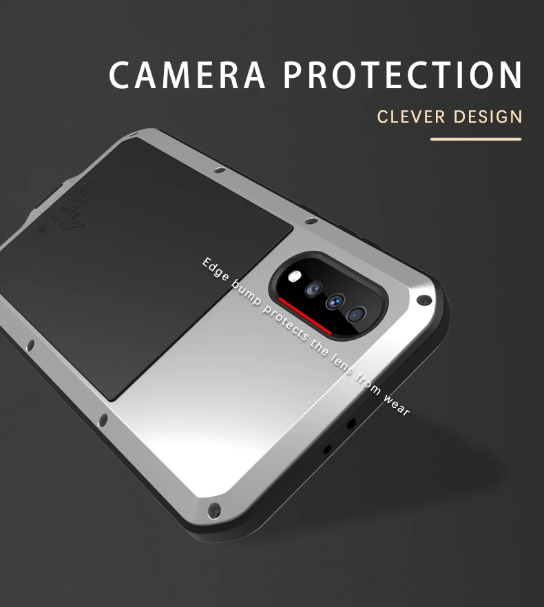 For Samsung Galaxy A70 A70s Case Love Mei Shock Dirt Proof Water Resistant Metal Armor Cover Phone Case For Samsung A30 A20 A30s