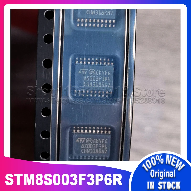 

50 шт./лот 8S003F3P6 STM8S003F3P6R STM8S003F3P6 TSSOP-20 100% новый спотовый запас