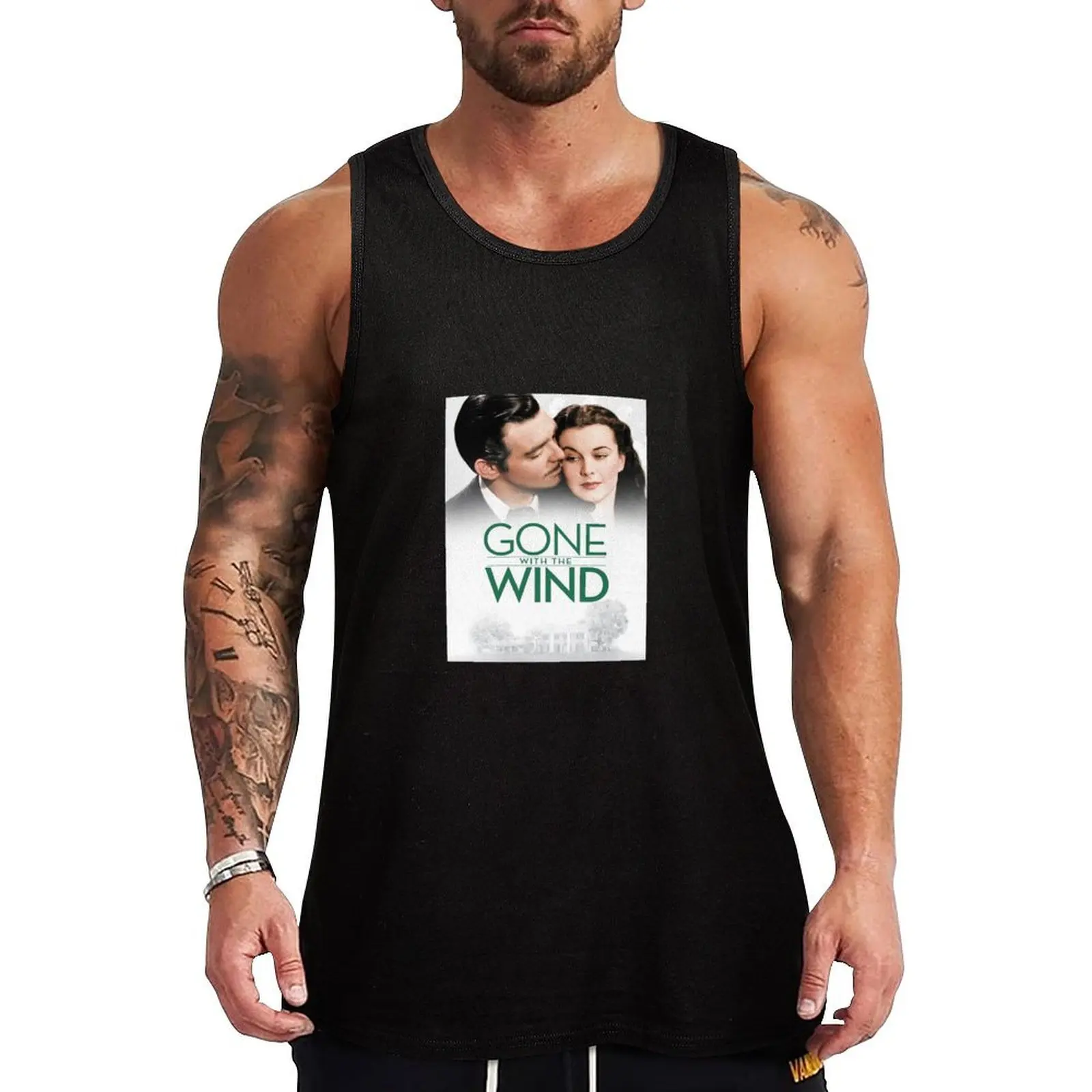 

Gone with the wind poster Tank Top anime gym men clothes muscular man