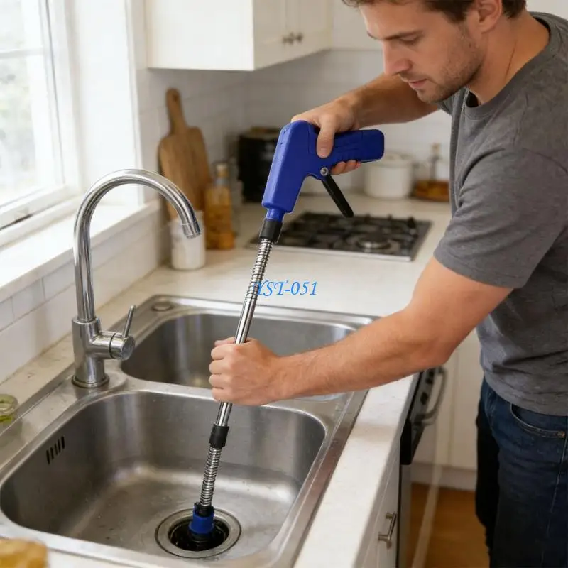 E15A Resistant Toilet Blockage Remover With Guarded twist For Extended Use
