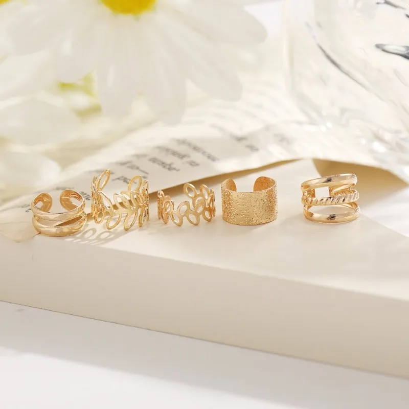 الحد الأدنى الأذن الأصفاد مجموعة العصرية الجوف اللولب أقراط للنساء غير ثقب الغضروف هوب بوهو شيك كليب على الأذن مجوهرات هدية