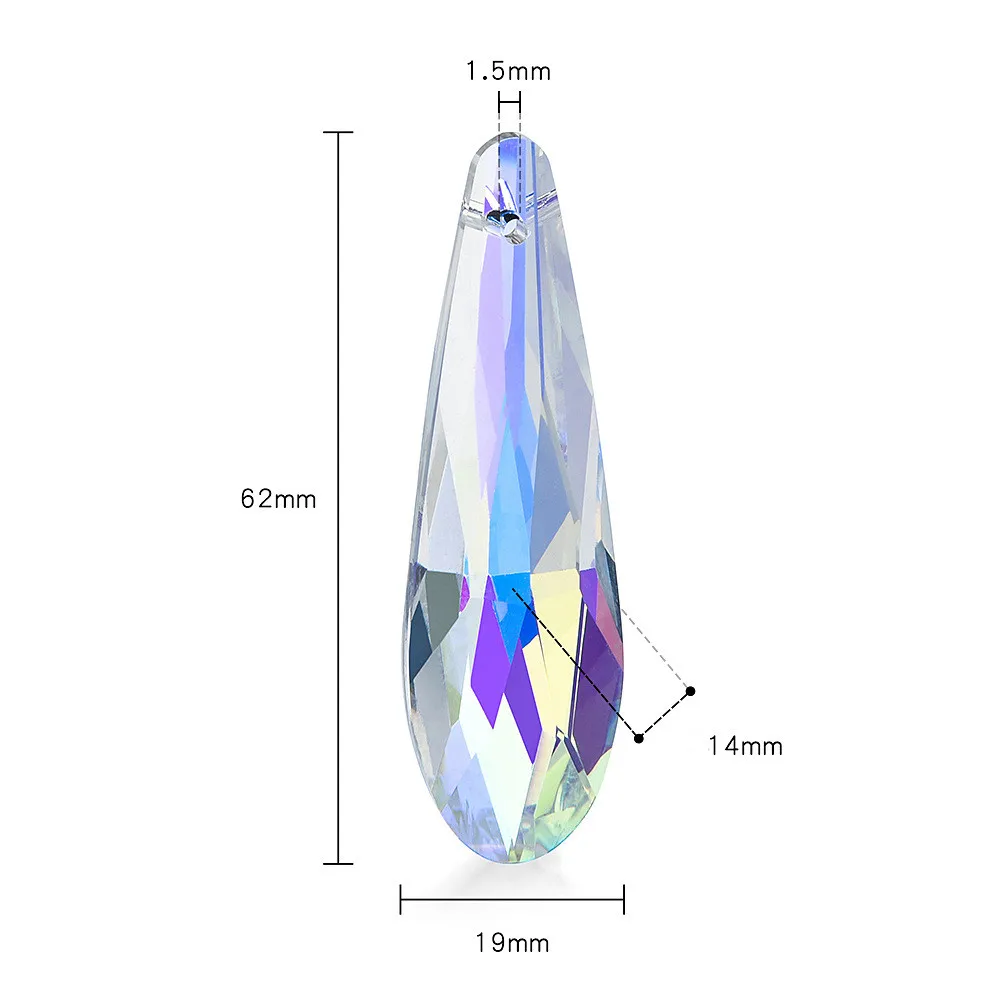 3pcs Pendant Crystal Sun Catcher Prisms Hanging Suncatchers Glass Prism Rainbow Maker for Windows Room Aesthetic Home Decor