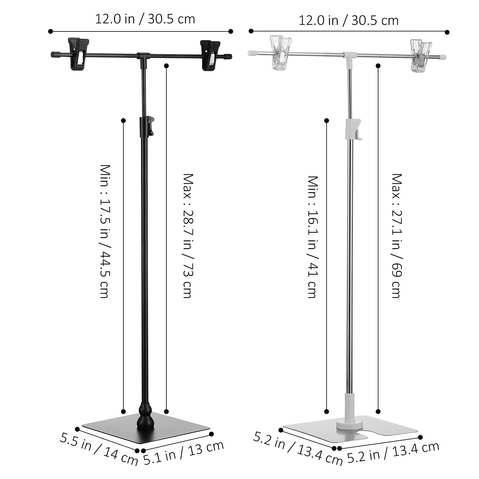 Adjustable Banner Stand Advertising Display Tripod Supermarket Poster Signage Stands For