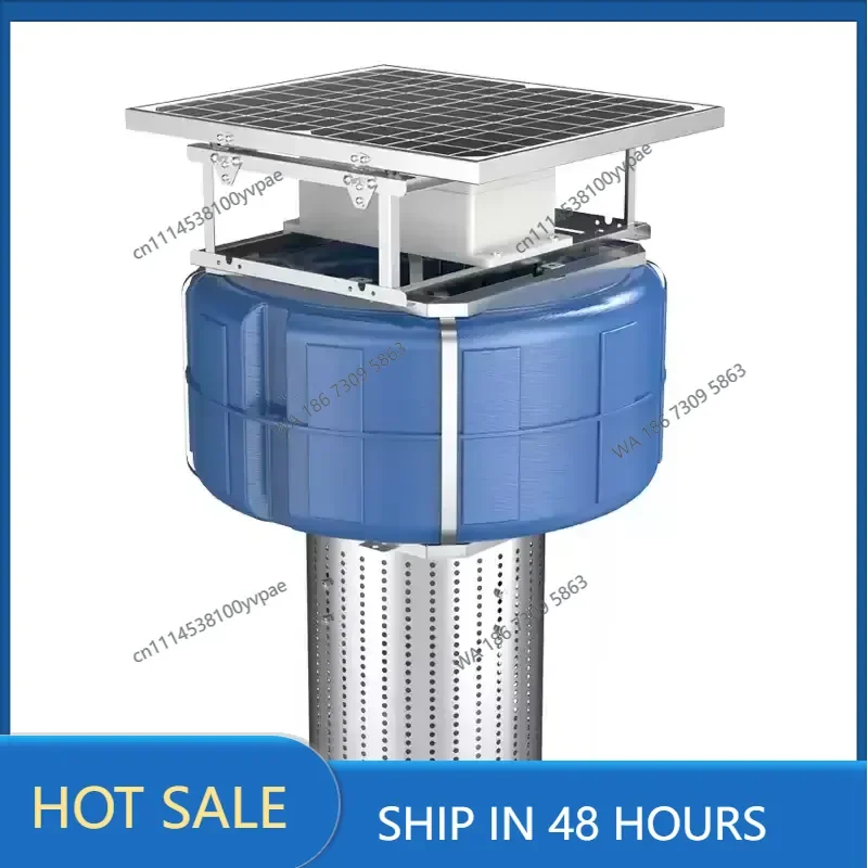 solar digital 4g multi-parameter PHEC turbidity temperature water quality sensor
