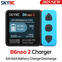 NEW SKYRC B6neo 2 Smart Charger Multi-Function Smart Charger DC 300W PD 80W LiPo/LiFe/Lilon/LiHV/NiMH/NiCd/Pb Battery Charger