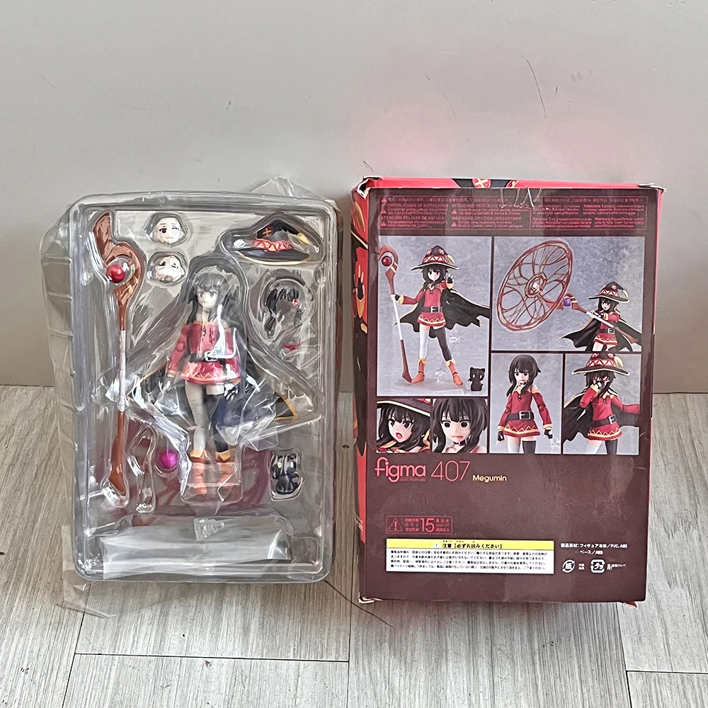 Figura de Anime Sekai Figma 407, Konosuba Megumin Bless This Wonderful World 2, modelo hecho a mano, muñeca de juguete, regalos de cumpleaños