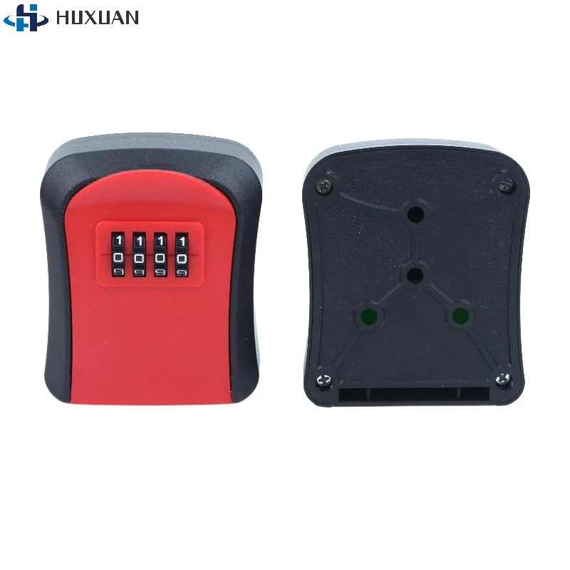 Wall Mounted Key Safe Box 4 Digits Combination Password Lock Waterproof Key Storage Keeper For Home Rental Outdoor Use