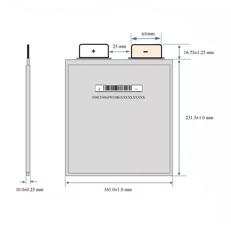 Grade A Farasis 3.7V 58Ah li nmc pouch  lipo rechargeable pouch battery 58ah for ebike scooter tricycle EV