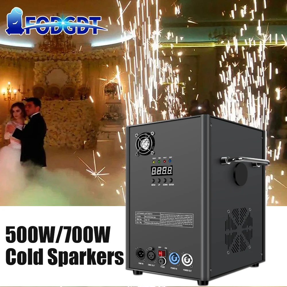 500W Kalte Flamme Funken Maschine Dmx512 Fernbedienung Kalten Funken Spezielle Ausrüstung Brunnen Maschine Bühne Für DJ DISCO Bar zeigen