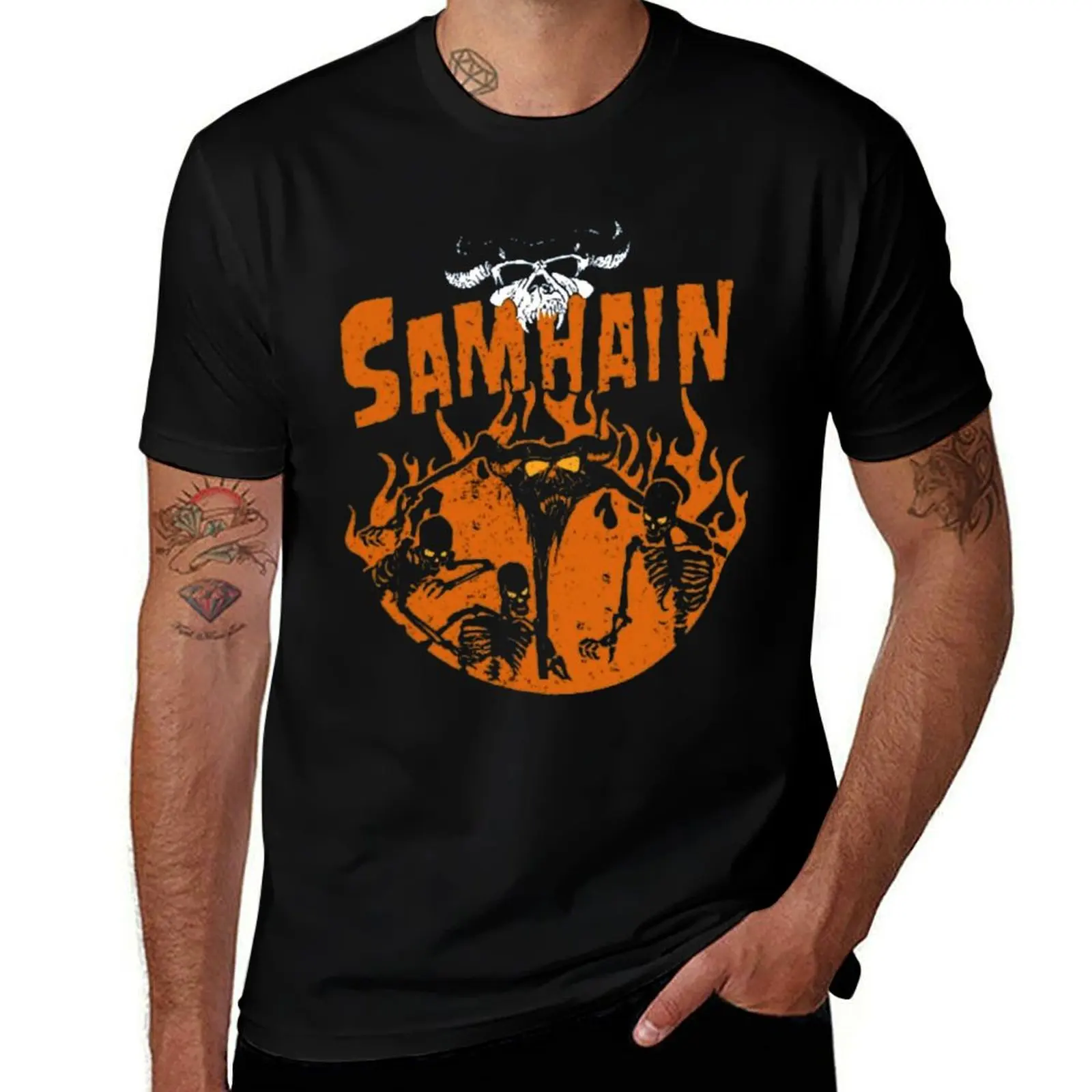 The Untold Story Of Samhain Band T-Shirt Street Art Print Tee Shirt