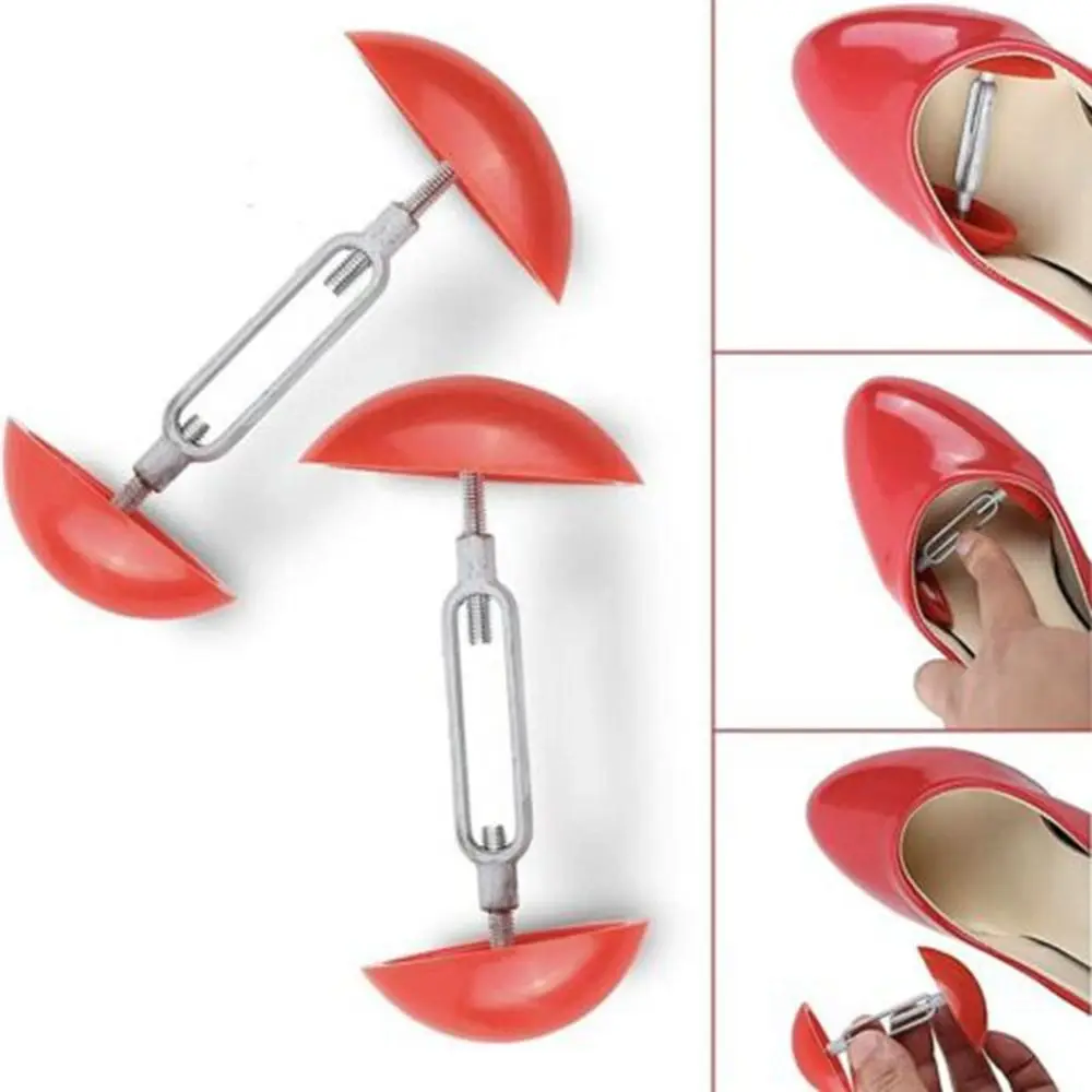 2 Pcs Mini Shoe Tree Adjustable Width Shaper Expander Extender Unisex Stretchers