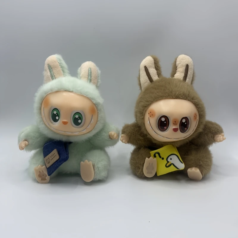 

For Labubu Plush Doll Fashion Crossbody Bag 17cm V1 V2 V3 Cotton Doll Crossbody Bag Mini Handbag Clothing Accessories Toy Gift