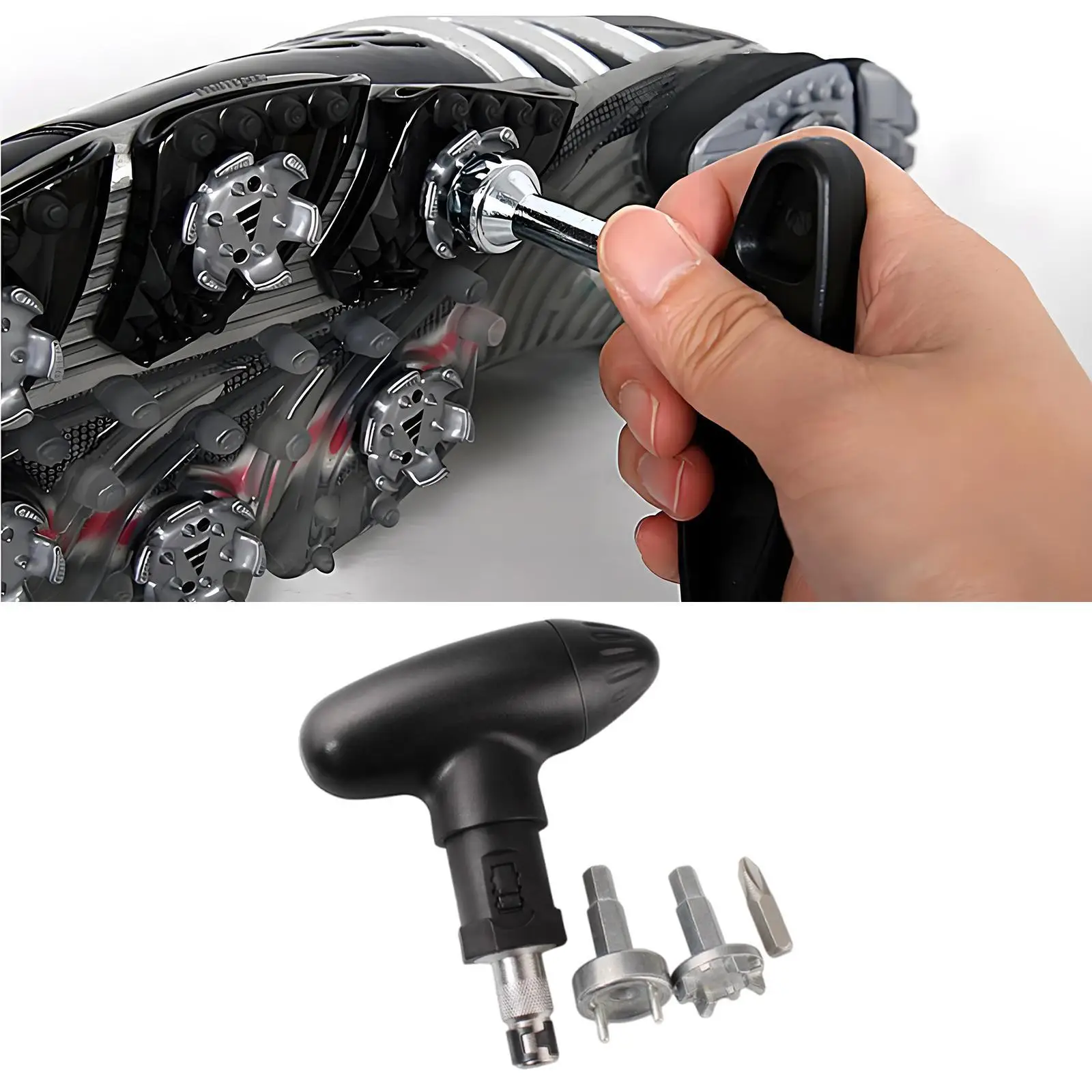 

Golf Shoe Spike Wrench Universal Handheld Twisting Key Spanner Compact Ratchet Action Cleats Removal Tool Golf Tool Accessory
