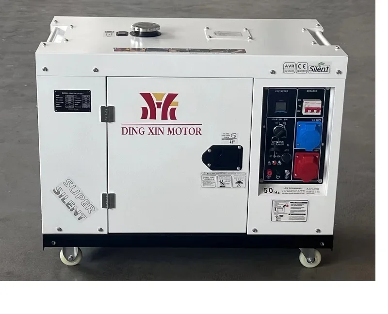 High Quality 50hz/60hz 5kw 6KW 7KW 8kw 10kw Portable Silent Diesel Generators For Sale In China 10KVA Silent Generator