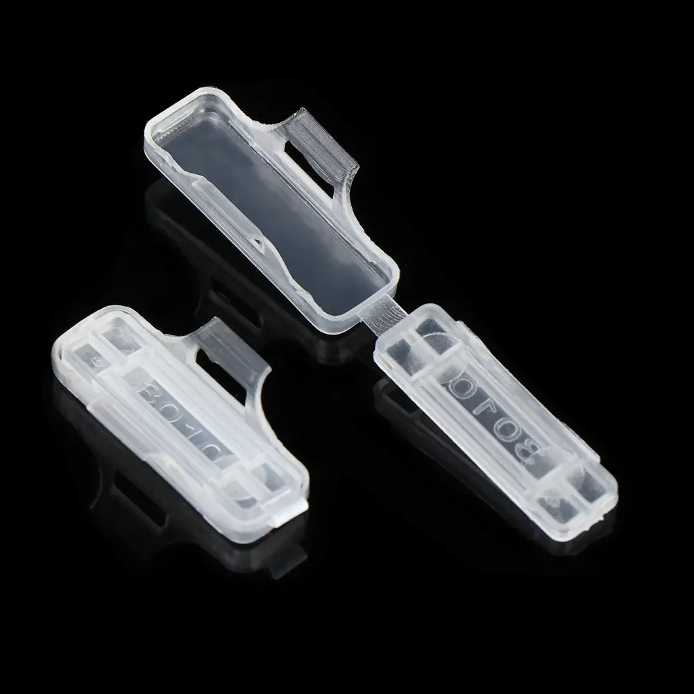 50Pcs Transparent Waterproof Network Marker Tool Display Sign Fiber Organizers Cable Labels Identification Tags Tag Box