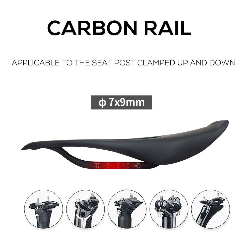 ULLICYC Ultra Light Full carbon fiber bicycle saddle road MTB bike carbon fiber road saddle Lightweight carbon saddles