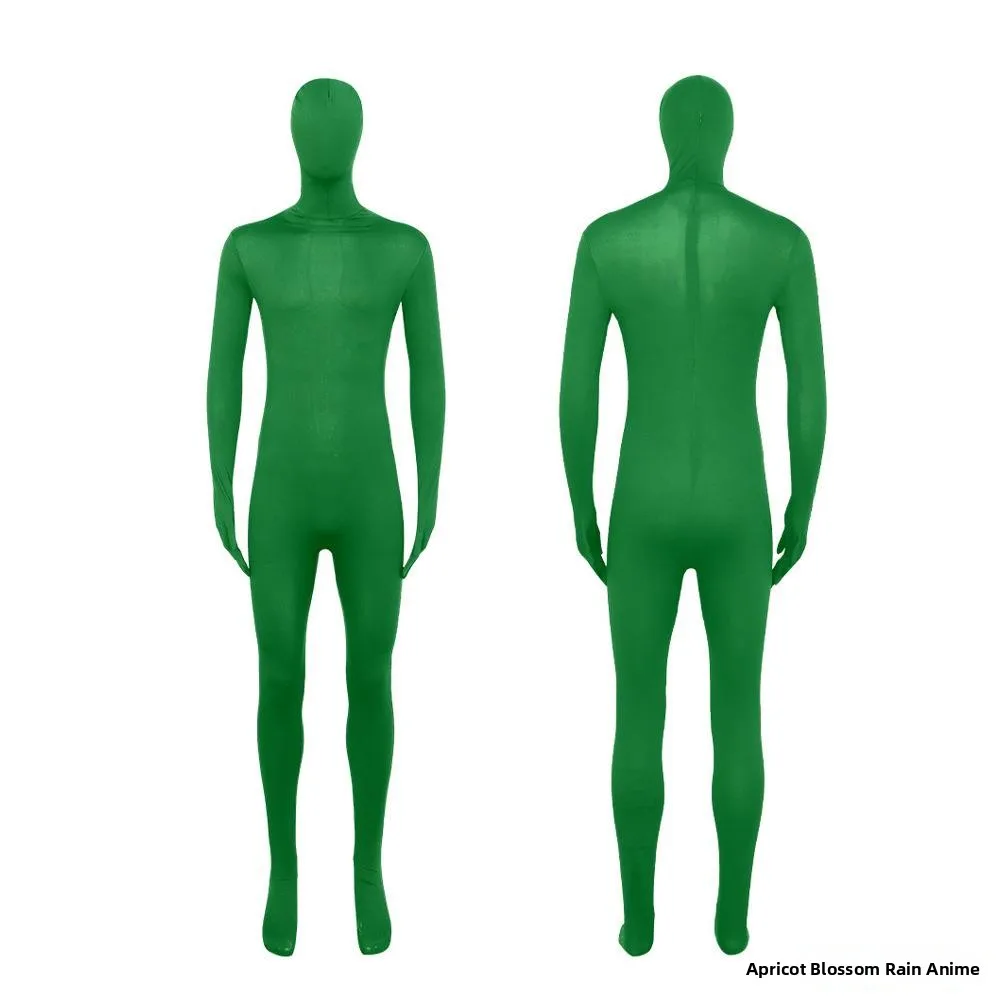 Halloween Cosplay Ninja Enge Kleidung Unsichtbarer Bla Man Bühnenanzug Verstecktes Kostüm Damen Ethnisches Bühnenkostüm