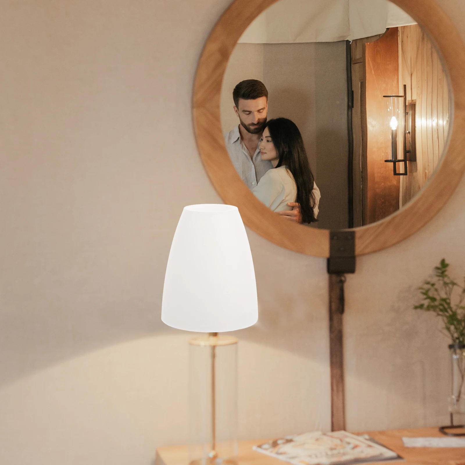 

3 pcs Plastic Lampshade Home Decor Table Floor Cover Ceiling Sturdy Minimalist Easy Installation Cleaning Versatile Use for wall