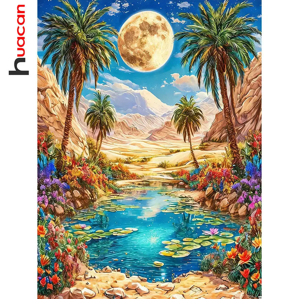 

Huacan полная квадратная круглая дрель алмазная живопись роза звездное небо Алмазная мозаика пейзаж искусство декоративные картины