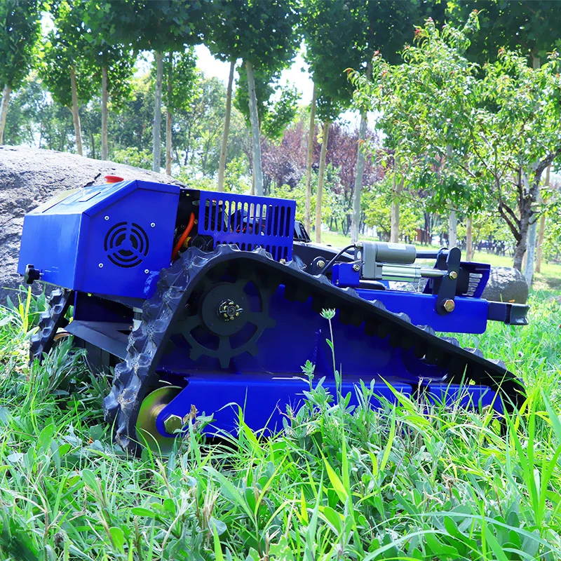 맞춤형 원격 제어 잔디 깎는 기계, 모든 지형 제초기, 다기능 잔디 깎는 로봇 (가정 정원 관리용)