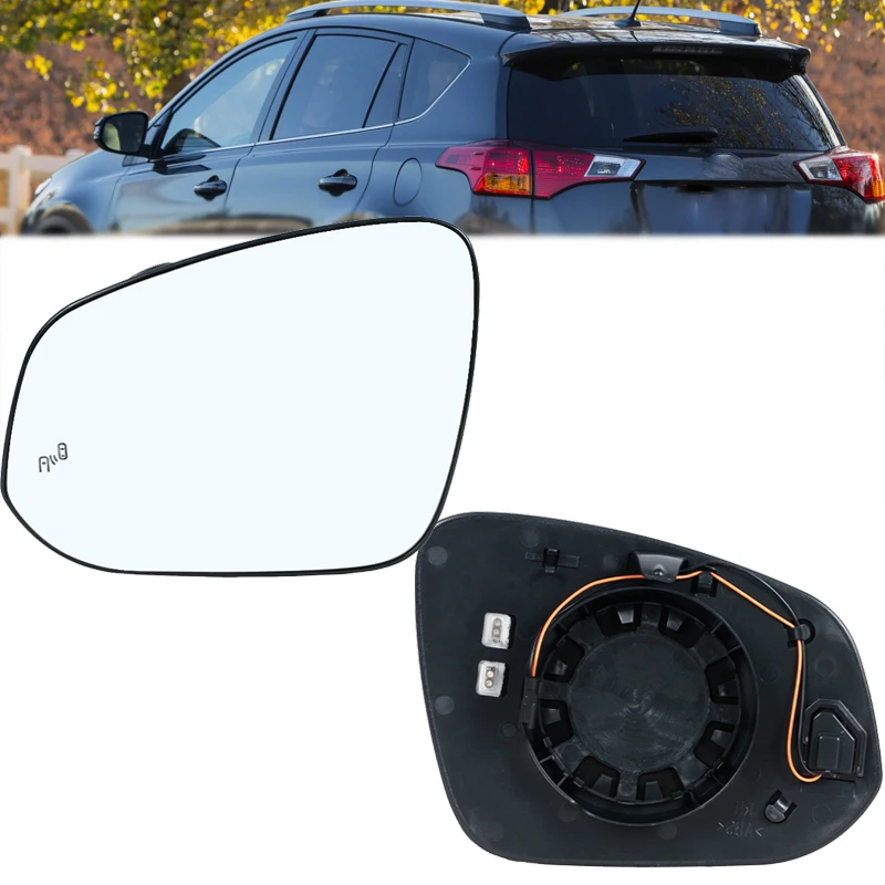 Side Mirror Glass Lens With Heated Blind Spot For Toyota Rav4 2014 2015 Car Accessories Rearview Mirror Glass 4M0857535G