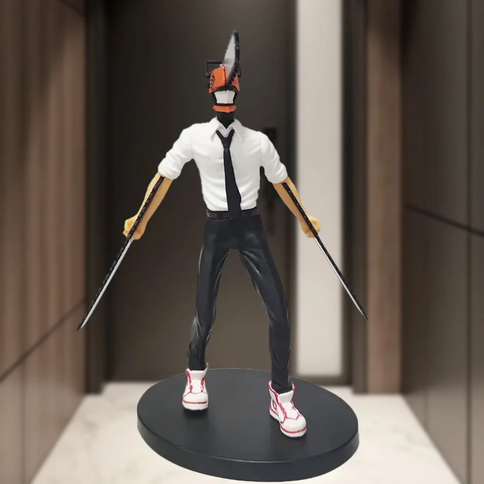 Original Chainsaw Man Anime-Figur Denji Actionfigur PVC Chainsaw Man Noodle Stopper Figurine Erwachsenen-Sammelmodell Spielzeug