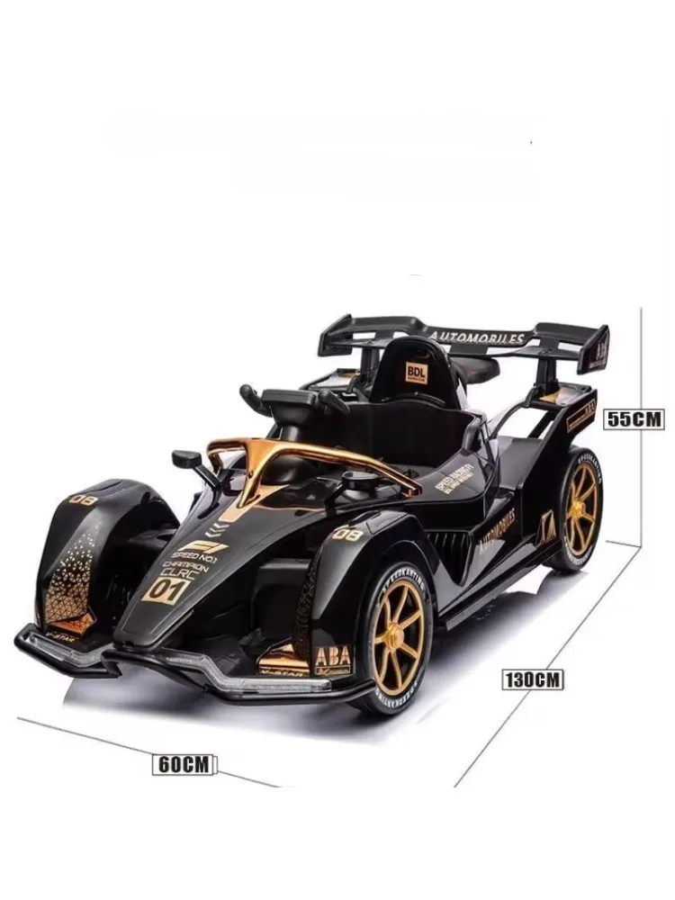 AliExpress NONE Hot Sale 2-seater F1 kids e-go-kart | 12V , e-bike/scooter-like, Parent-controlled (Safe), Parent-kid Fun, fit for Parks