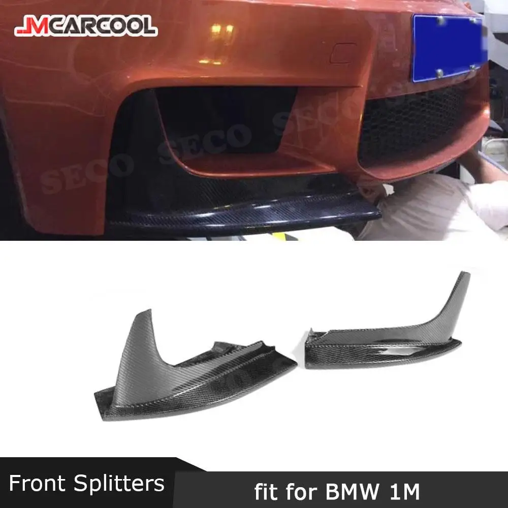 

Carbon Fiber/FRP Front Lip Splitters Flaps For BMW 1 Series E82 1M Coupe 2 Door 2011 FRP Front Bumper Aprons Trim Covers