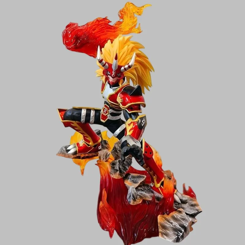 Digimon GK Legendary Ten Warriors Agunimon 26 cm Flame Fighter Anime Figura em estoque