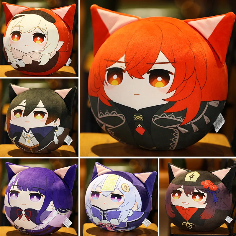 

Anime Genshin Impact Gorou Yan Fei Fischl Kamisato Ayaka 40cm Plush Toy Cosplay Plush Dolls Child Gift Prop Accessories