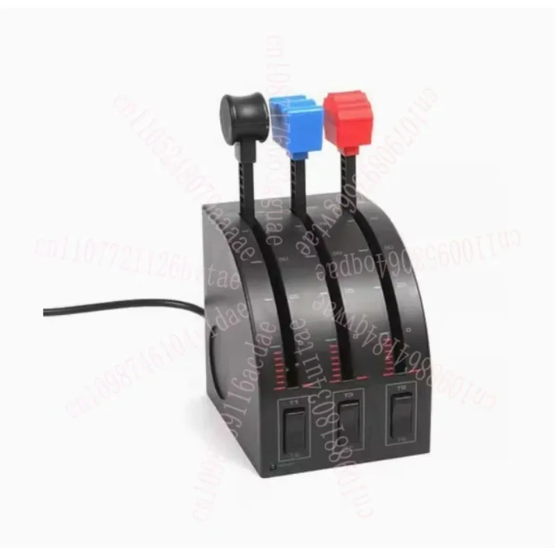 Z44- عصا التحكم في الطيران المدنية Microsoft Simulation YOKE عصا التحكم في الطيران محاكاة الخانق الطيران الطرفية X-طائرة #5