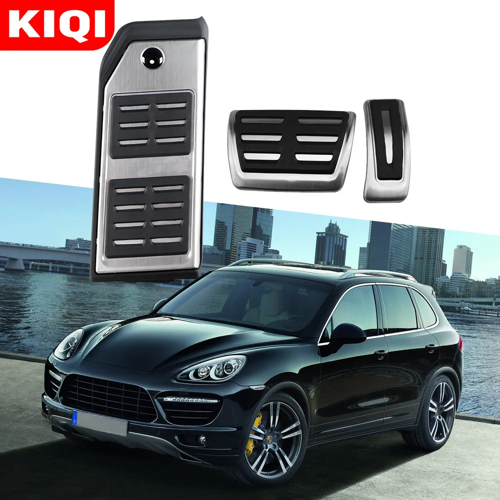 

Pads For Audi Q7 SQ7 2016-2020 Q8 2018-2020 For Porsche Cayenne 2018-2020 Stainless Steel Pedal Cover Gas Fuel Pad Car Styling