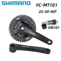 Grupo de transmisión SHIMANO ALIVIO M3100 de 2x9 velocidades, incluye juego de bielas FC-MT101 y soporte de pedalier BB-UN100 BB-UN101, piezas originales para MTB