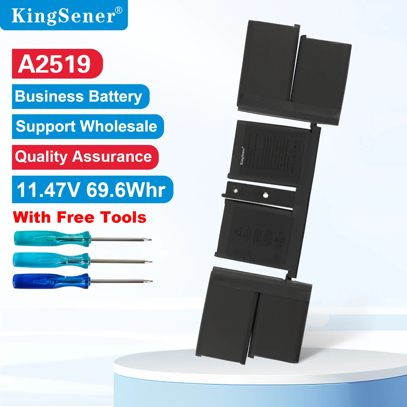 

KingSener A2519 Laptop Battery For Apple MacBook Pro 14" Notebook Smart A2442 M1 Retina MKGT3LL/A MKGR3LL 2021 Year