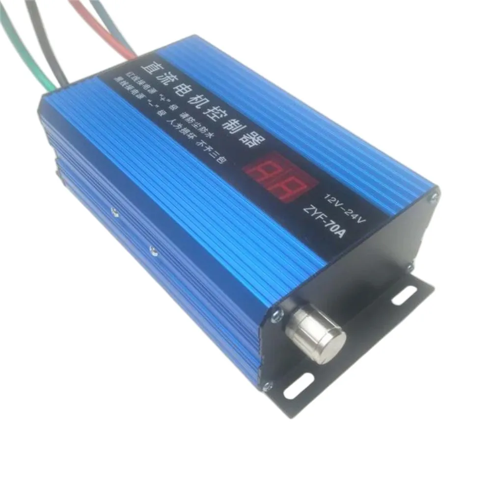 70A DC Motor Speed Governer 12V-24V Digital Display DC Electric Motor Speed Regulator Motor Speed Adjustable Switch Controller