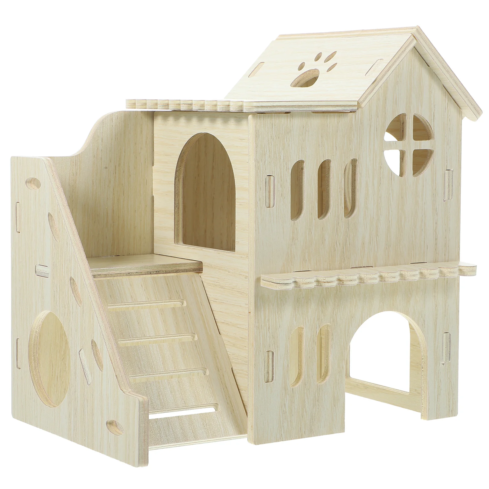 Adorable Rat House Hamster Hideaway Wooden Hideout Mini Toys Delicate Chinchilla Hamsters Hideouts Hedgehog