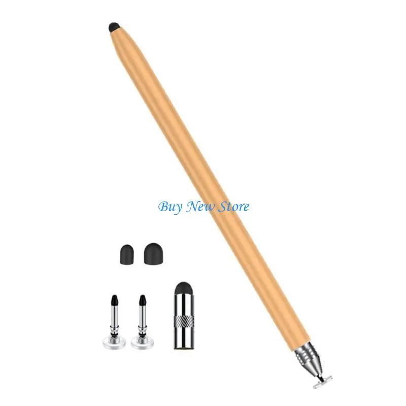 

20CE 3 in 1 Touch Pen Two Precisions Tip Soft Rubber Head for Tablets Smartphones Not Scratch Writing Experience
