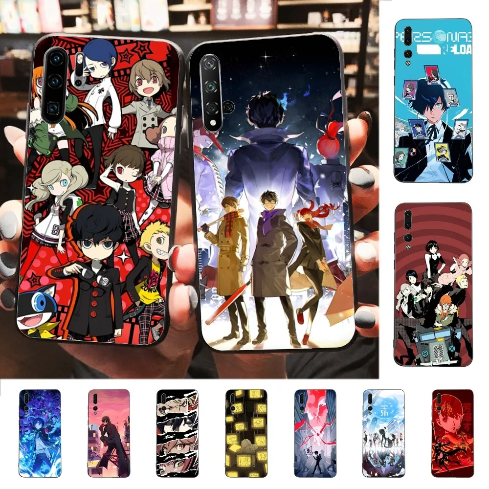 Classic Game PERSONA Phone Case For Huawei P 8 9 10 20 30 40 50 Pro Lite Psmart Honor 10 Lite 70 Mate 20lite