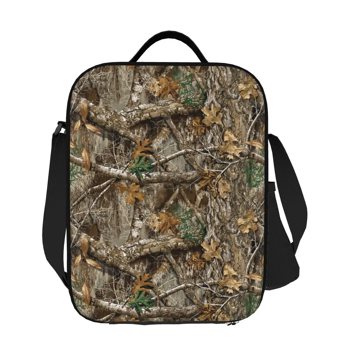 

Custom Real Tree Forest Camo Camouflage Pattern Lunch Bag Men Women Thermal Cooler Insulated Lunch Boxes for Student School