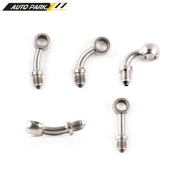 AN3 Motorcycle Motor Bike Hydraulic Brake Oil Hose Line Fitting  stainless Steel 10mm hole