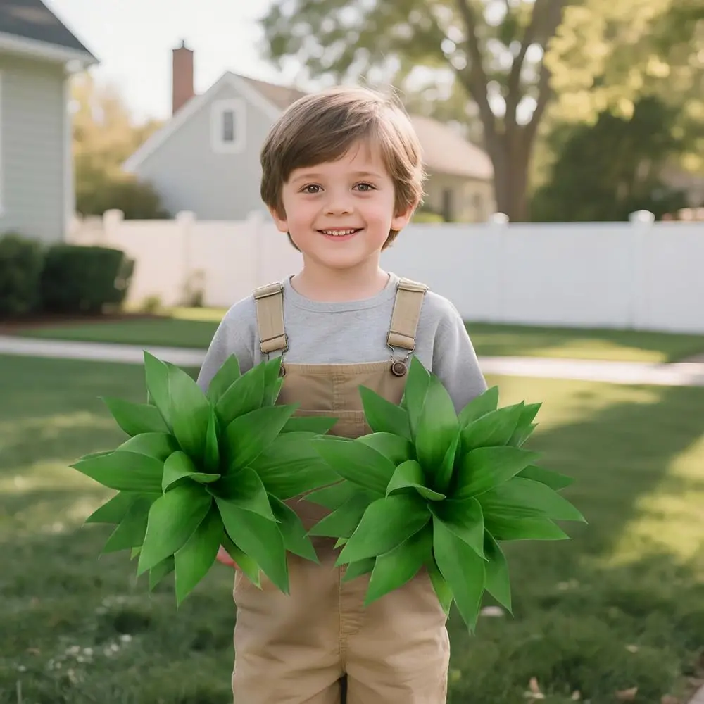 

Набор из 2 искусственных растений агавы, 15 дюймов, устойчивых к УФ-излучению, с кольцом для крепления к грунту, для декора на улице или в помещении