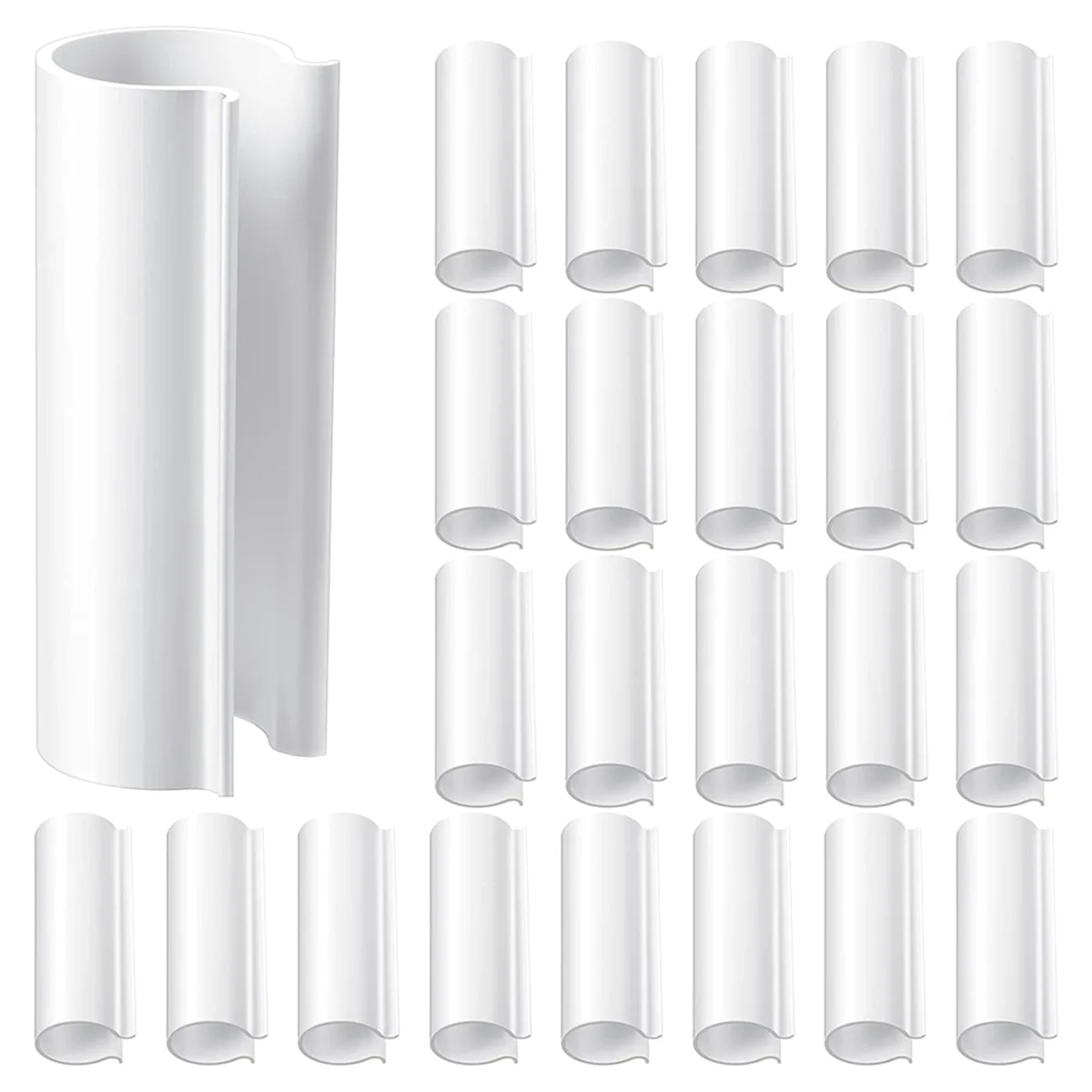 greenhouse clamps32 Piece Snap Clamp for PVC Pipe Greenhouses Row Covers Pool Cover Clips