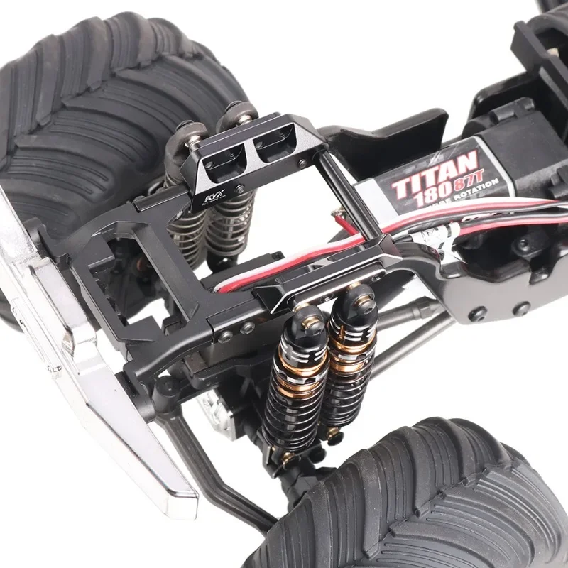 1 Set Simulation Metall Vorwärts Stoßdämpfer Halterung für 1/18 RC Crawler Traxxas TRX-4M F150 97044-1 Upgrade Teile