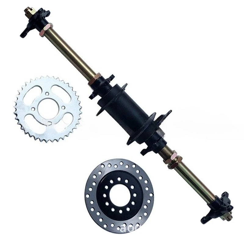 Little Bull ATV Kadin Accessories Bold Rear Axle Assembly Rear Fork Rear Axle with Flange Disc