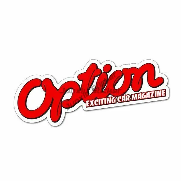 Option Sticker - JDM Japanese Drift Club Slap Car Magazine Slaps