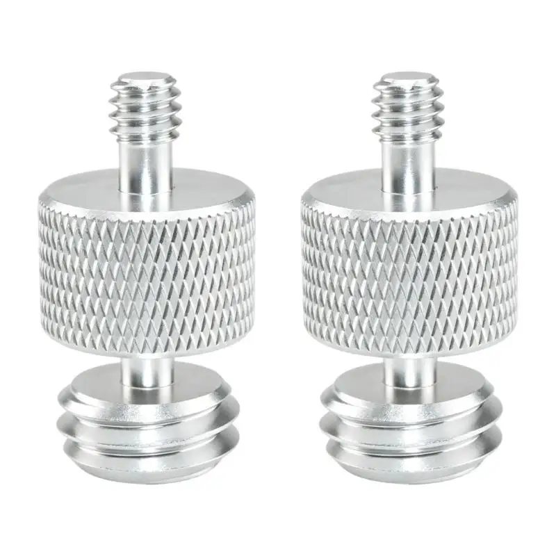 E8BD 2Pcs Knurled Mount Fitting for Leveling Tool Support Work, Two Count Accessories