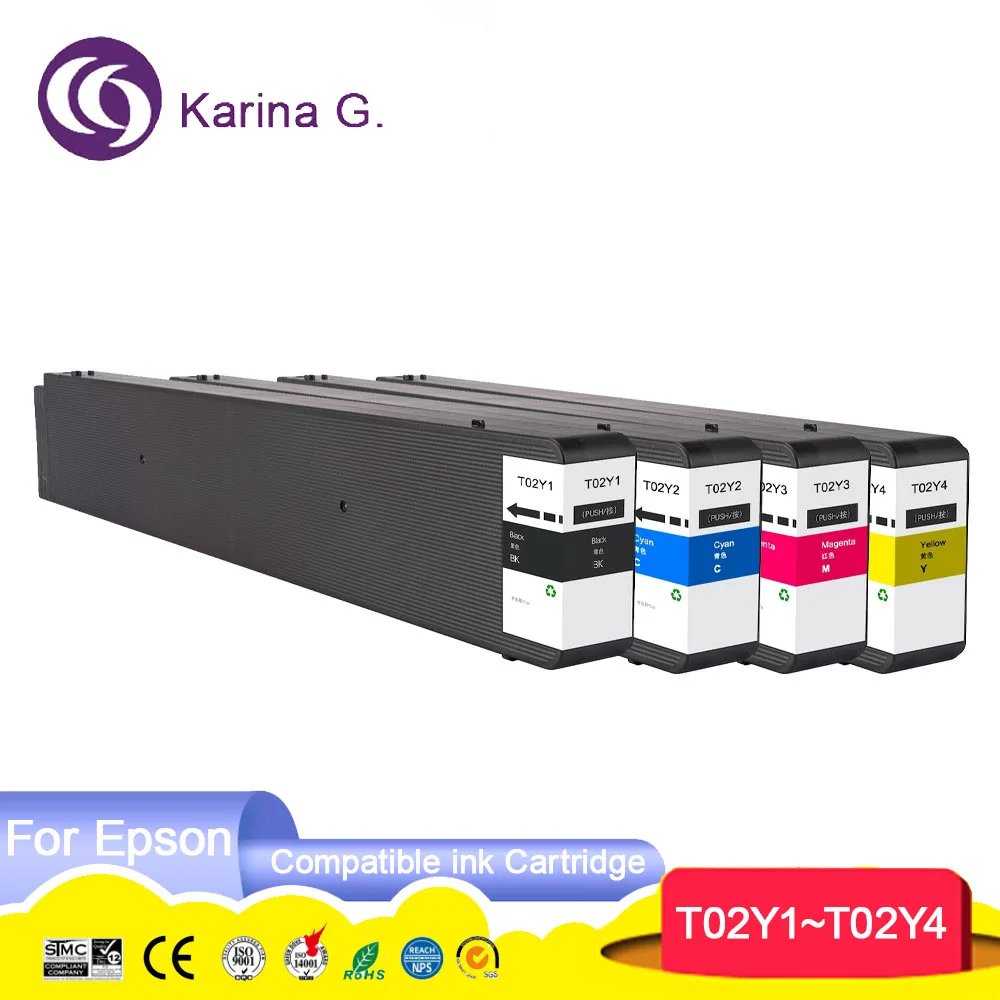 

Epson 02Y T02Y1 T02Y2 T02Y3 T02Y4 Premium Compatible Ink Cartridge for Epson WorkForce Enterprise WF-C21000 D4TW inkjet Printer