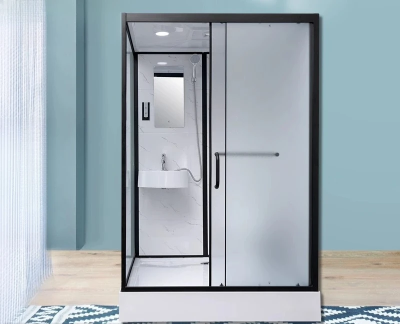 Integrated toilet tempered glass integrated bath bathroom household