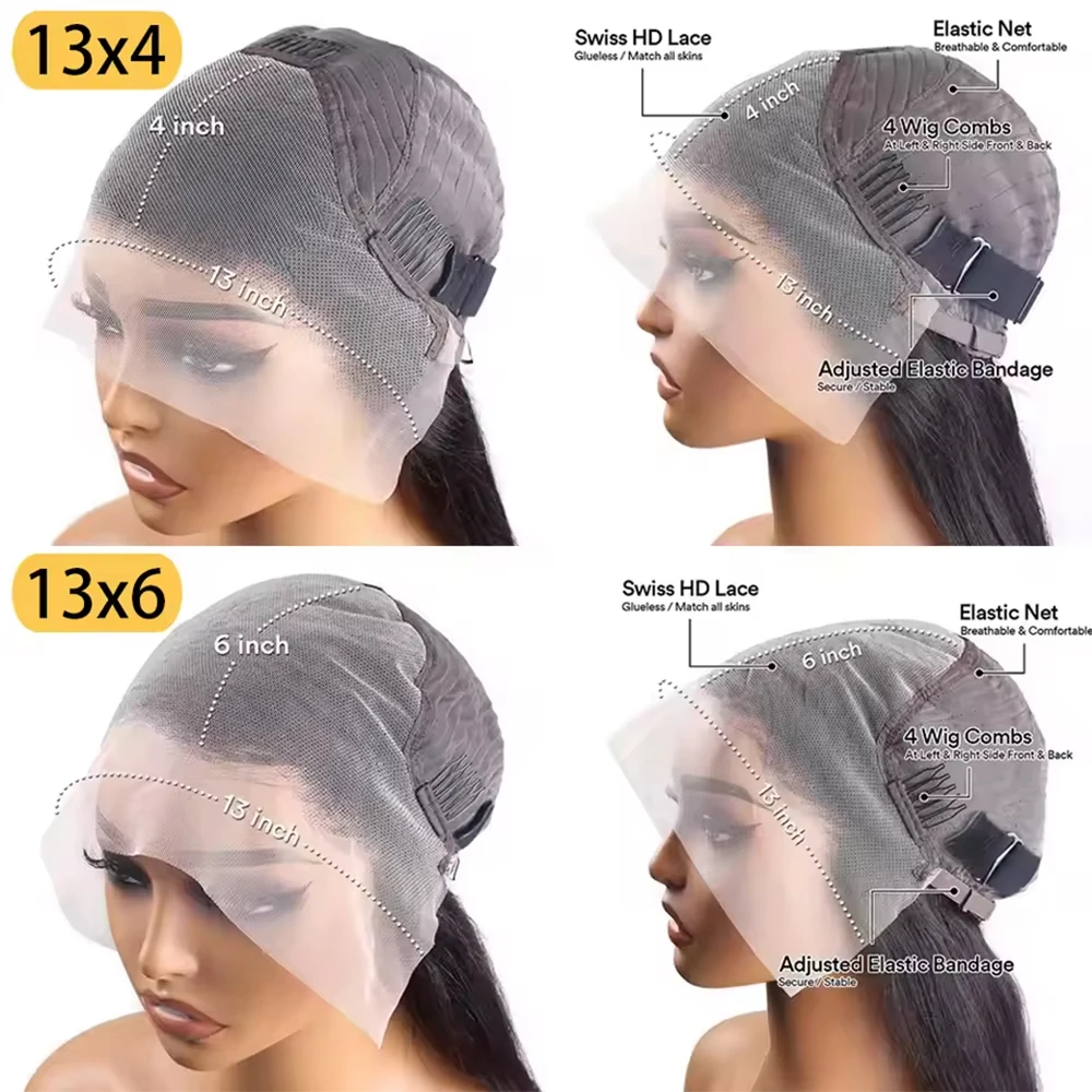 البني المحمر HD 13x6 الدانتيل الجبهة الباروكات البرازيلي 100% شعر الإنسان البرازيلي مستقيم اللون الأحمر البني 13X4 الدانتيل الباروكة الأمامية